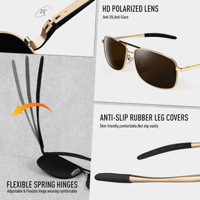 Aviator Sunglasses Polygon Lens MJ189