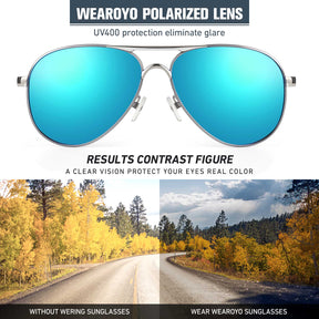 Stylish Aviator Sunglasses MJ183
