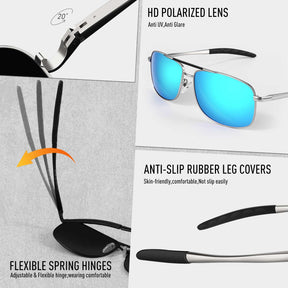 Aviator Sunglasses Polygon Lens MJ189
