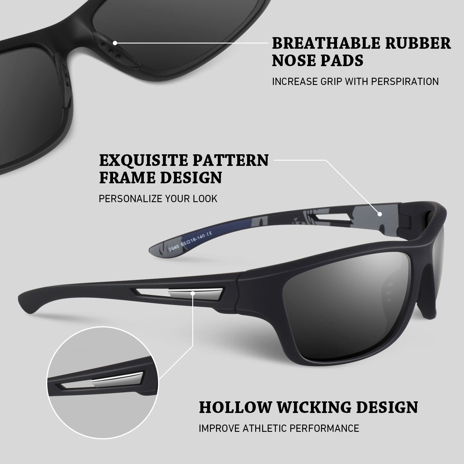 Sports Fishing Sunglasses MJ3040