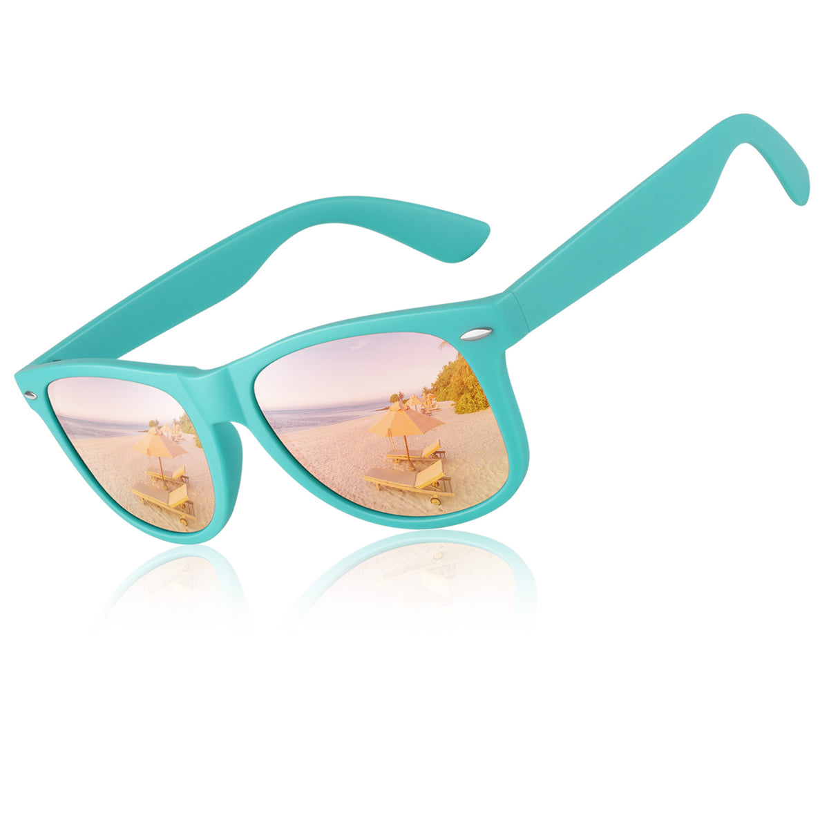 #Color_Turquoise Frame/Rose Gold Lens