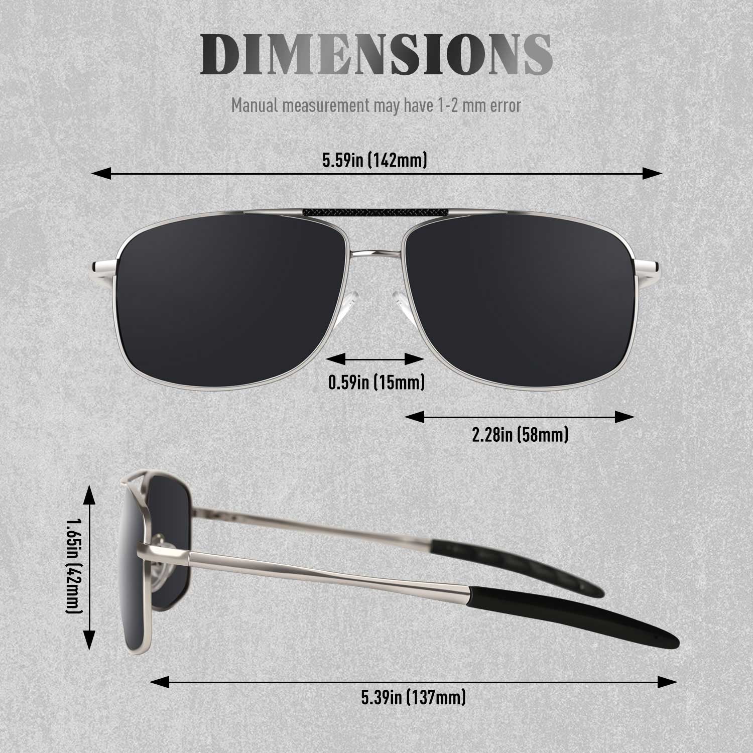 Aviator Sunglasses Polygon Lens MJ189