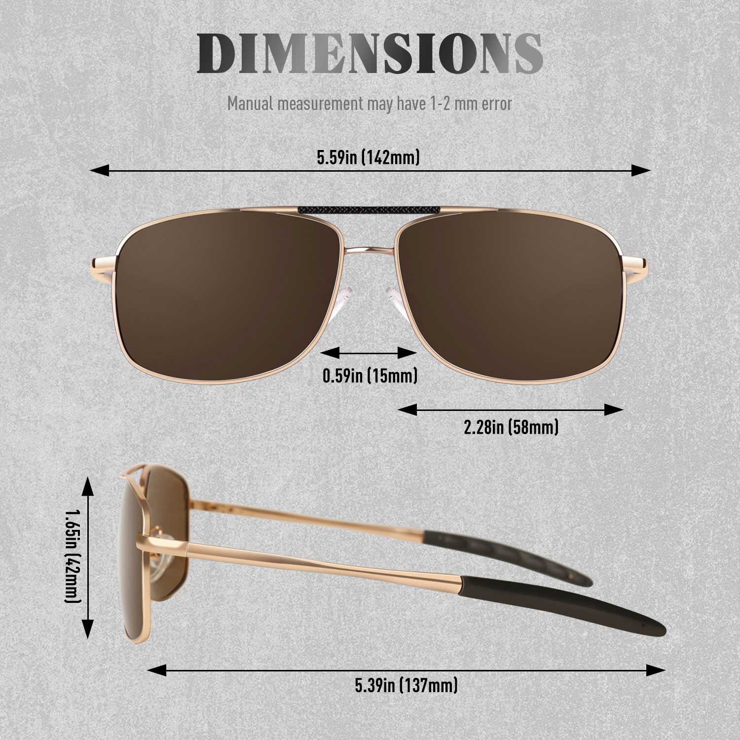 Aviator Sunglasses Polygon Lens MJ189