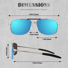 Aviator Sunglasses Polygon Lens MJ189