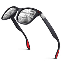 #Color_Matte Black+Red Rivet Frame /Silver Lens