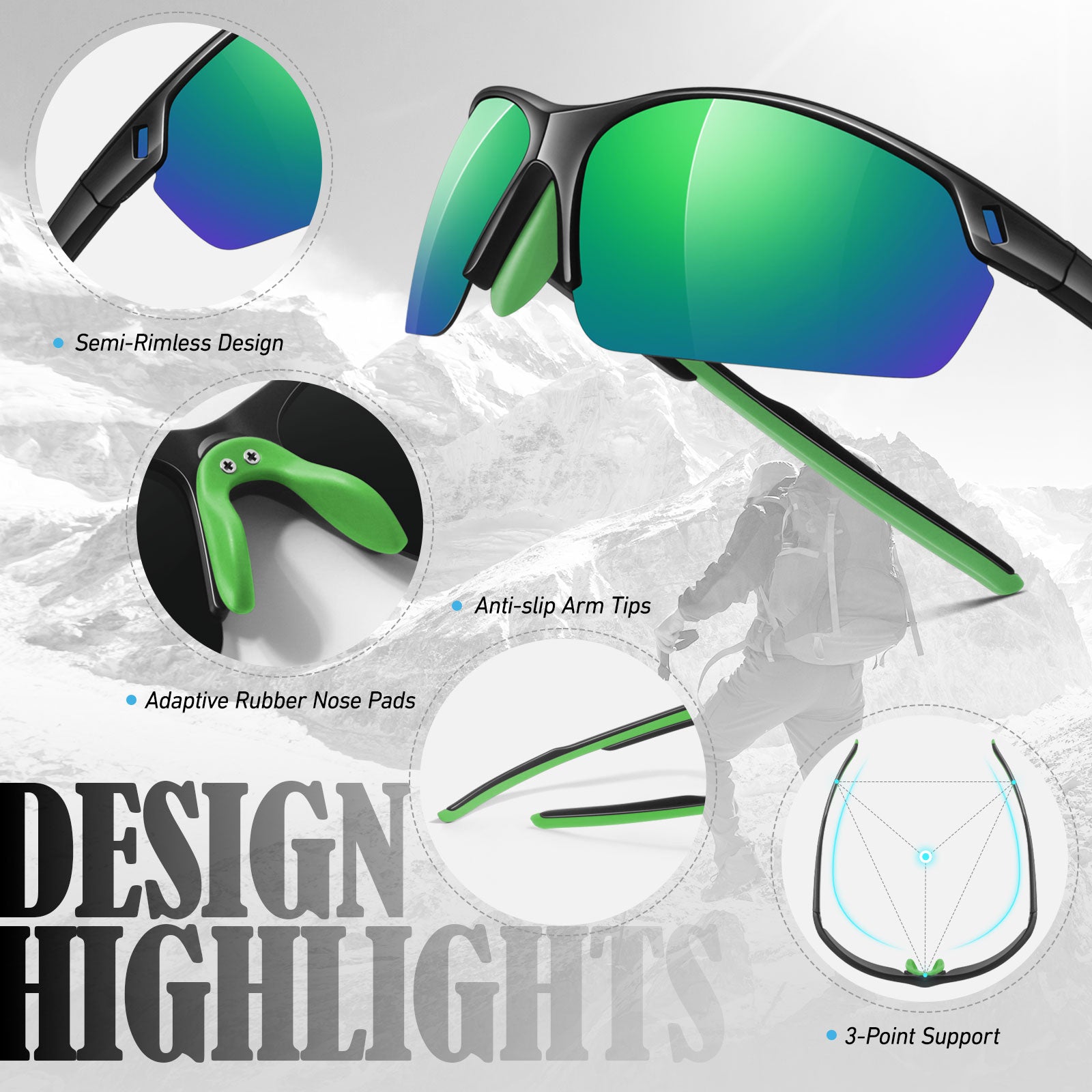 Sports Sunglasses MJ3024